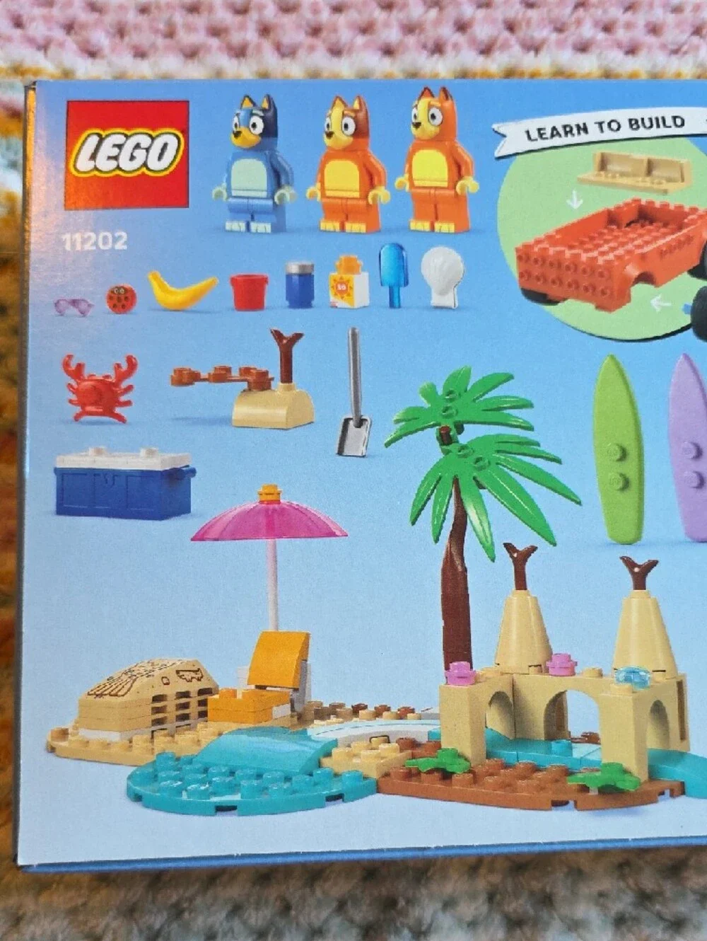 Lego 11202 Bluey Beach & Family Car Trip Playset -